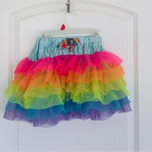 Colorful Rainbow Tutu Skirt for Kids